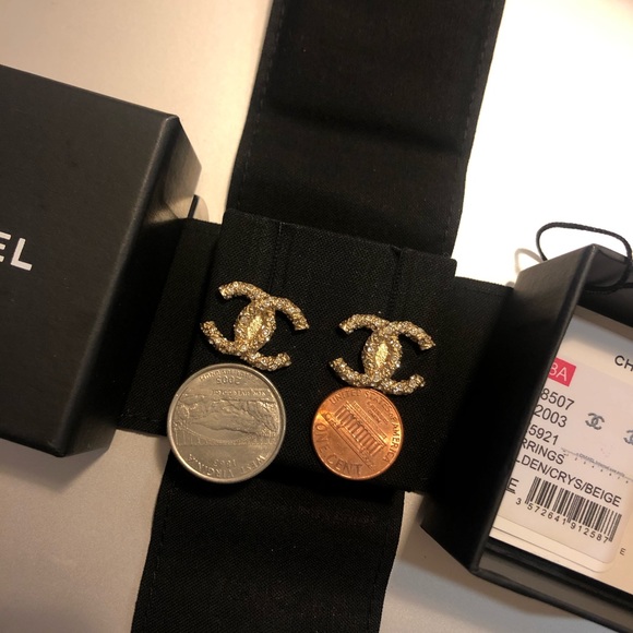 Authentic Chanel Earrings - Picture 3 of 4